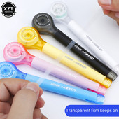 6 m hosszúságú toll alakjavító szalag Iskolai kellékek Új kreatív tervezésű írószer-javító szalag irodai diákpapírokhoz