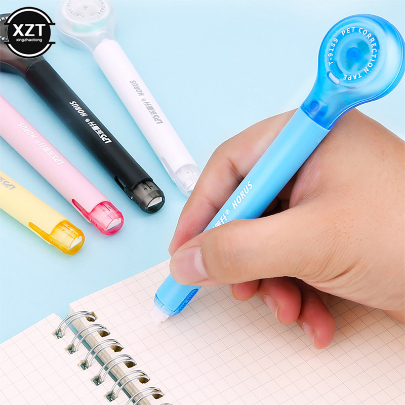 6 m hosszúságú toll alakjavító szalag Iskolai kellékek Új kreatív tervezésű írószer-javító szalag irodai diákpapírokhoz