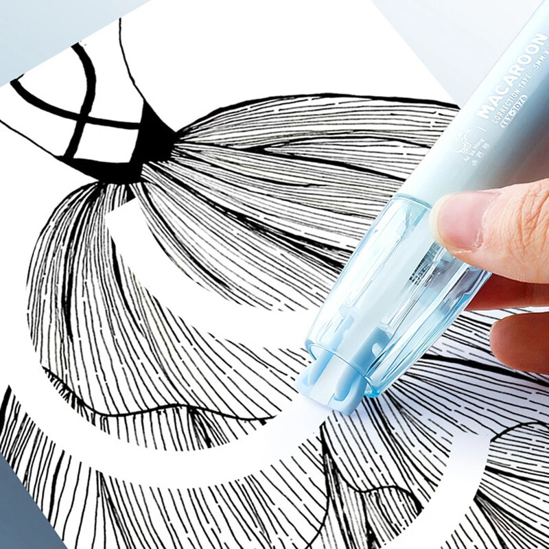 Kreativitás Nagy kapacitású sajtójavító szalag Diákíró-javító eszköz Irodaszerek Iskolai irodaszerek