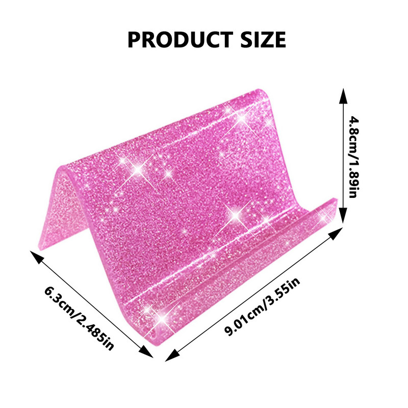 Akril névjegykártya névcímke Kijelző állvány Kijelző állvány Asztali asztalrendező Mobiltelefon tartó Konferenciaterem kiegészítők