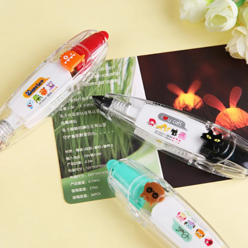 Aranyos rajzfilm korrekciós szalag Kawaii állatok Kutyatípus Dekoratív korrekciós szalag napló Írószer iskolai kellék diák barkácsoláshoz