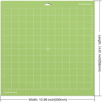 Подложка за рязане за Cricut, подложка за рязане 12x12 (StandardGrip, LightGrip, StrongGrip, FabricGrip) за Cricut Explore Air 2/Air/One