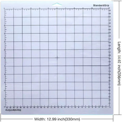 Подложка за рязане за Cricut, подложка за рязане 12x12 (StandardGrip, LightGrip, StrongGrip, FabricGrip) за Cricut Explore Air 2/Air/One