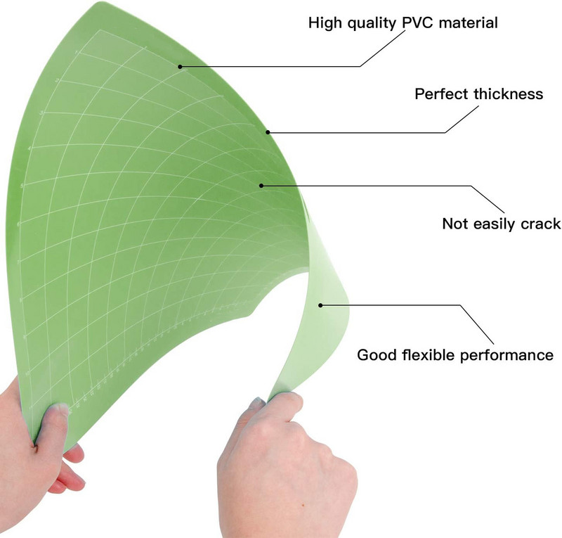 Подложка за рязане за Cricut, подложка за рязане 12x12 (StandardGrip, LightGrip, StrongGrip, FabricGrip) за Cricut Explore Air 2/Air/One