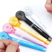 Kawaii Correction Creative Pliiatsi kuju korrigeeriv teip Armas värviline korrektorlint Veaparandustööriistad Kirjatarbed 5mm*6m