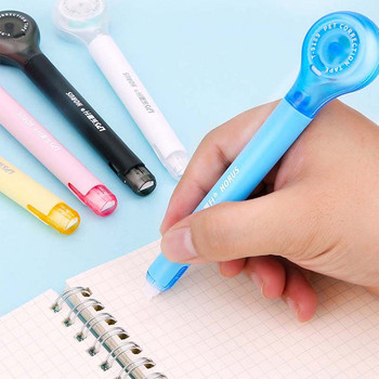 Kawaii Correction Creative Pen Shape Correction Tape Симпатична цветна коректорна лента Инструменти за корекция на грешки Канцеларски материали 5mm*6m