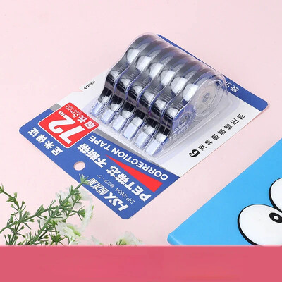 6 db/szett 72M görgő nagy kapacitású helyes övjavító szalag írószer Diákiroda Iskolai írószer kellékek