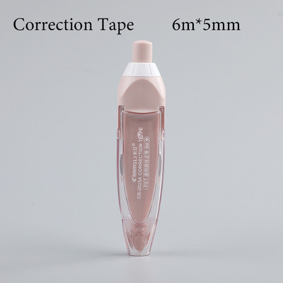 Journamm 5mm*6m diákjavító szalag hiba radír Írható matrica Toll típusú cserélhető utántöltő Kreatív iskolai írószerek