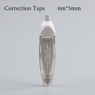 Journamm 5mm*6m diákjavító szalag hiba radír Írható matrica Toll típusú cserélhető utántöltő Kreatív iskolai írószerek