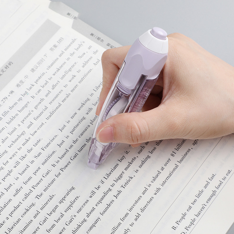 Journamm 5mm*6m diákjavító szalag hiba radír Írható matrica Toll típusú cserélhető utántöltő Kreatív iskolai írószerek