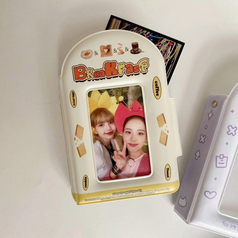 Steve Cute Matte reggeli kenyér 3 hüvelykes egypaneles fotókártya-rendező