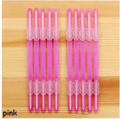 Опаковка от 10 комплекта пластмасови щипки за подвързване с два отвора, щипки за подвързване на свободни листа и цветни щипки за подвързване.