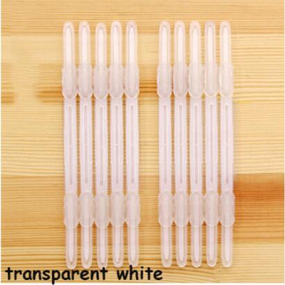 Опаковка от 10 комплекта пластмасови щипки за подвързване с два отвора, щипки за подвързване на свободни листа и цветни щипки за подвързване.