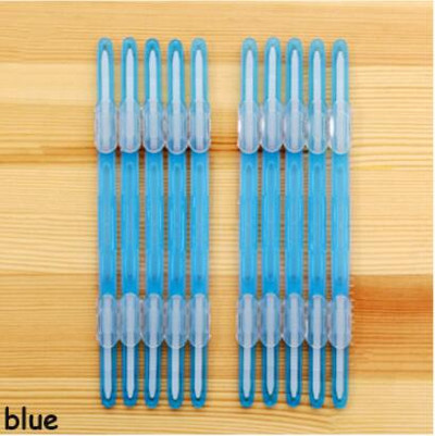 Опаковка от 10 комплекта пластмасови щипки за подвързване с два отвора, щипки за подвързване на свободни листа и цветни щипки за подвързване.