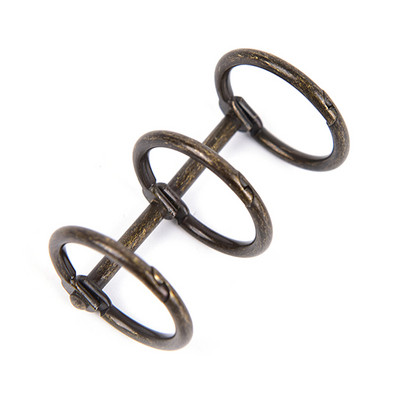 1/2Pcs Μεταλλικό Χαλαρό Φύλλο Βιβλιοδετικό 3 δαχτυλίδια για άλμπουμ σημειωματάριων Κλιπ λεύκωμα λευκώματος μεταλλικό δακτύλιο βιβλιοδεσίας Ημερολόγιο Κύκλος