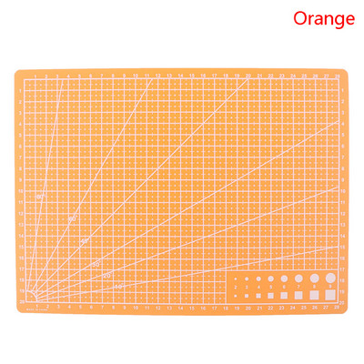 A4/A5 amatniecības karšu audums ādas papīrs, tāfeles režģa līnijas, pašatdziedinošs griešanas paklājs DIY instrumenti kokapstrādes paklāji ar rokām gatavoti paklāji