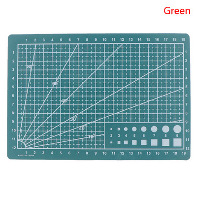 A4/A5 amatniecības karšu audums ādas papīrs, tāfeles režģa līnijas, pašatdziedinošs griešanas paklājs DIY instrumenti kokapstrādes paklāji ar rokām gatavoti paklāji