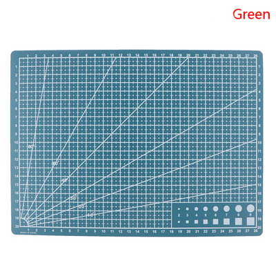 A4/A5 amatniecības karšu audums ādas papīrs, tāfeles režģa līnijas, pašatdziedinošs griešanas paklājs DIY instrumenti kokapstrādes paklāji ar rokām gatavoti paklāji