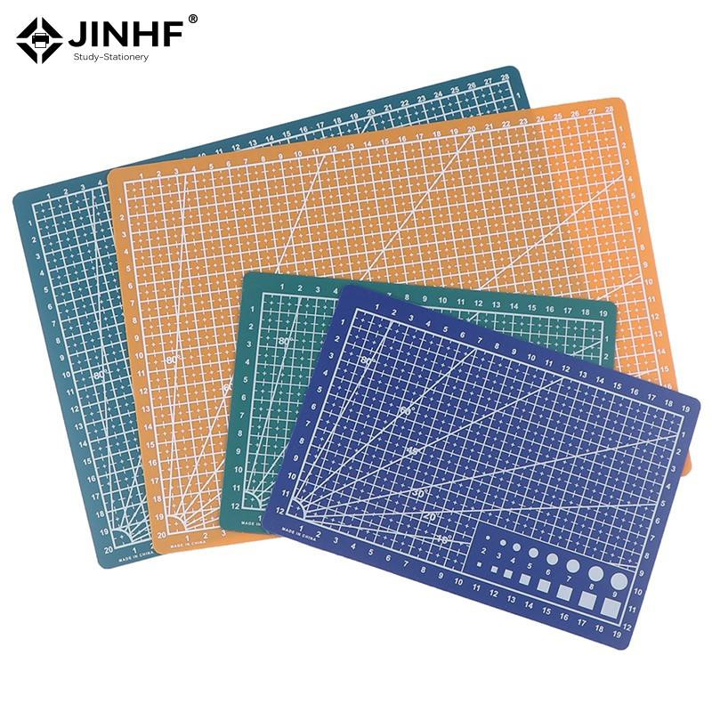 A4/A5 amatniecības karšu audums ādas papīrs, tāfeles režģa līnijas, pašatdziedinošs griešanas paklājs DIY instrumenti kokapstrādes paklāji ar rokām gatavoti paklāji