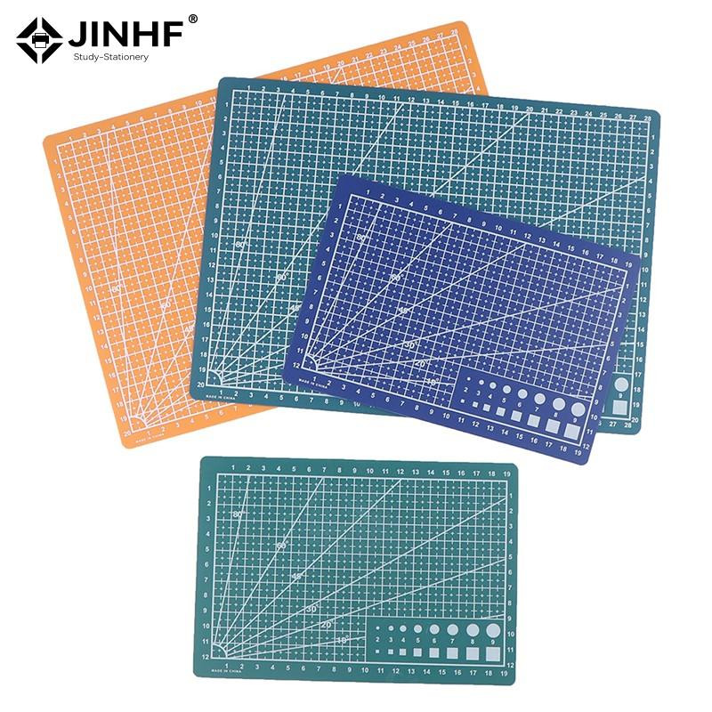 A4/A5 amatniecības karšu audums ādas papīrs, tāfeles režģa līnijas, pašatdziedinošs griešanas paklājs DIY instrumenti kokapstrādes paklāji ar rokām gatavoti paklāji