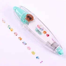 Γελοιογραφία Floral Pattern Τύπος Τύπος Διορθωτική Ταινίες Παιδική γραφική ύλη Τετράδιο Ημερολόγιο Διακοσμητικές ταινίες Χαρτί σχολικά είδη