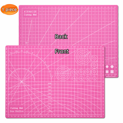 A4 formāta griešanas paliktnis manuāla darbvirsmas mākslas papīra griešanas griešanas nazis galds divpusējs lineāls griešanas dēlis PVC griešanas paklājs
