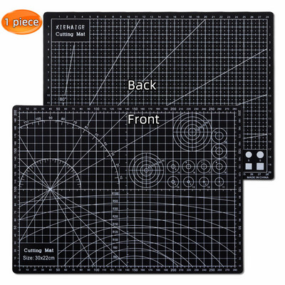 A4 formāta griešanas paliktnis manuāla darbvirsmas mākslas papīra griešanas griešanas nazis galds divpusējs lineāls griešanas dēlis PVC griešanas paklājs