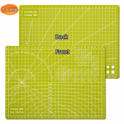 A4 formāta griešanas paliktnis manuāla darbvirsmas mākslas papīra griešanas griešanas nazis galds divpusējs lineāls griešanas dēlis PVC griešanas paklājs