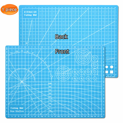 A4 formāta griešanas paliktnis manuāla darbvirsmas mākslas papīra griešanas griešanas nazis galds divpusējs lineāls griešanas dēlis PVC griešanas paklājs