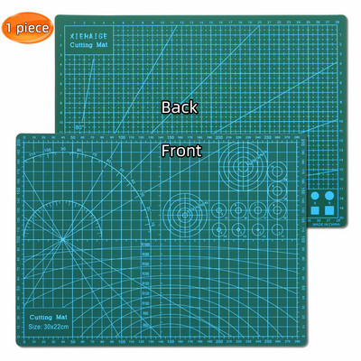 A4 formāta griešanas paliktnis manuāla darbvirsmas mākslas papīra griešanas griešanas nazis galds divpusējs lineāls griešanas dēlis PVC griešanas paklājs