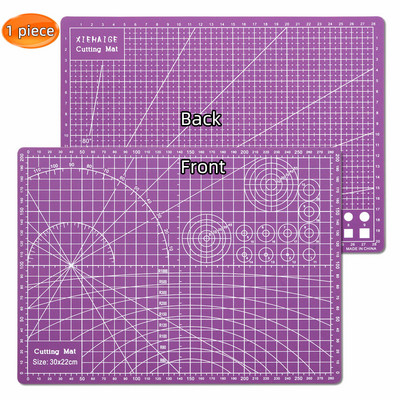 A4 formāta griešanas paliktnis manuāla darbvirsmas mākslas papīra griešanas griešanas nazis galds divpusējs lineāls griešanas dēlis PVC griešanas paklājs