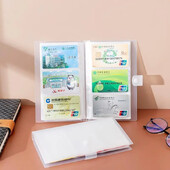 240 κουλοχέρηδες Θήκη καρτών Μεγάλης χωρητικότητας Φωτοκάρτες Βιβλίο αποθήκευσης Φορητή συλλογή άλμπουμ Binder Ticket Book Organizer