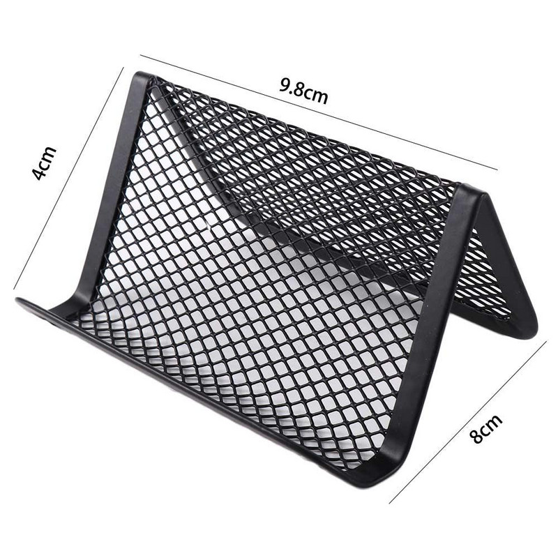 Emlékeztető klip tartó Fém hálós asztali tároló állvány kártya kijelző állványok névjegykártya tartó asztal üzleti tartók névjegykártya tartó