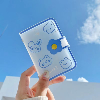 Mini fotóalbum 20 zsebes 3 hüvelykes Instax album PVC fotókártya tartó női személyi igazolvány hitelkártya tartó iratgyűjtő