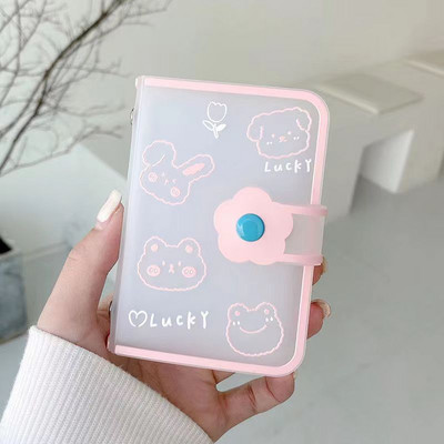 Mini fotóalbum 20 zsebes 3 hüvelykes Instax album PVC fotókártya tartó női személyi igazolvány hitelkártya tartó iratgyűjtő