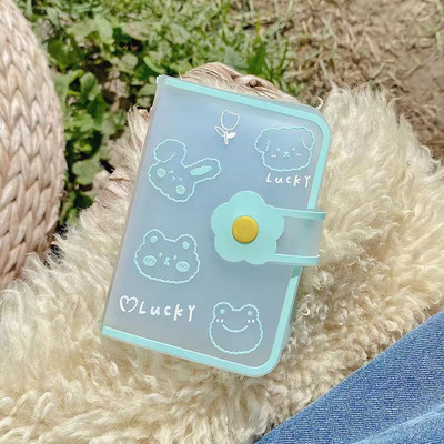 Mini fotóalbum 20 zsebes 3 hüvelykes Instax album PVC fotókártya tartó női személyi igazolvány hitelkártya tartó iratgyűjtő