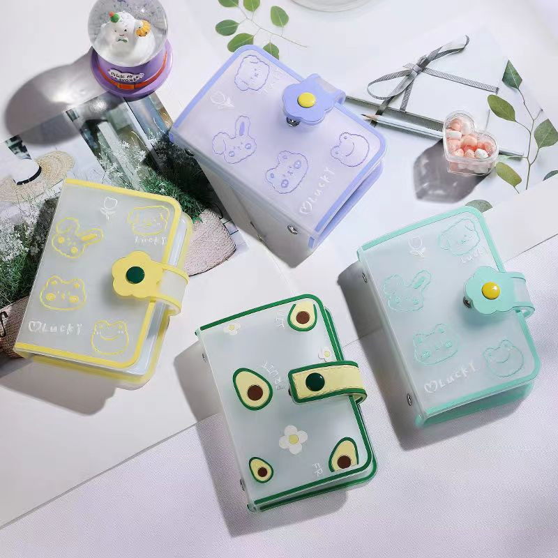 Mini fotóalbum 20 zsebes 3 hüvelykes Instax album PVC fotókártya tartó női személyi igazolvány hitelkártya tartó iratgyűjtő