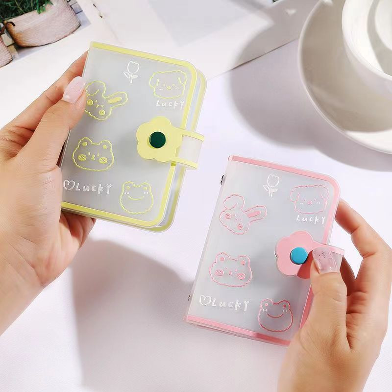 Mini fotóalbum 20 zsebes 3 hüvelykes Instax album PVC fotókártya tartó női személyi igazolvány hitelkártya tartó iratgyűjtő