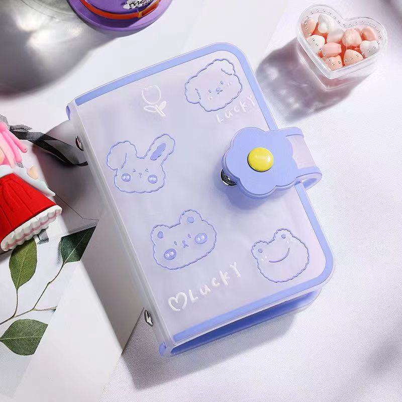 Mini fotóalbum 20 zsebes 3 hüvelykes Instax album PVC fotókártya tartó női személyi igazolvány hitelkártya tartó iratgyűjtő