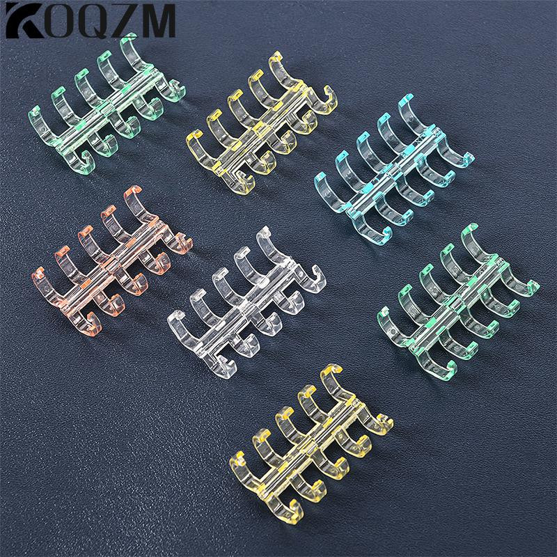 10 KOM. Prsten za vezivanje s 5 rupa za bilježnice, opruga, spiralni prsten, traka za vezivanje, kopča, kopča, kopča za uvez, školski pribor, pisac