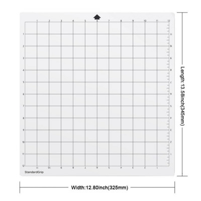 3 бр. Подложка за рязане StandardGrip за Silhouette Cameo 4/3/2/1 (Размери: 12 инча X 12 инча) Преносима резервна подложка за рязане Cameo Silhouette