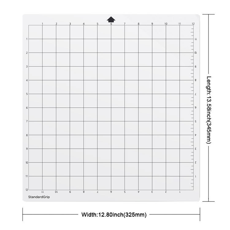 3 gab. StandardGrip griešanas paklājiņš Silhouette Cameo 4/3/2/1 (izmēri: 12inX12in) pārnēsājams rezerves Cameo Silhouette griešanas paklājiņš