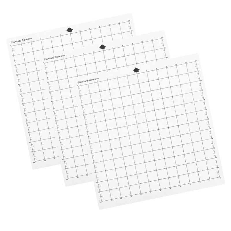 3 gab. StandardGrip griešanas paklājiņš Silhouette Cameo 4/3/2/1 (izmēri: 12inX12in) pārnēsājams rezerves Cameo Silhouette griešanas paklājiņš