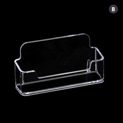 Akrüülist läbipaistev töölaua visiitkaardihoidja Asetage kaardihoidja riiulikarp
