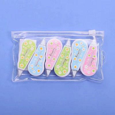 6 τμχ/σετ Μίνι Διορθωτική Ταινία Μονόχρωμη Ημιδιαφανής Διορθωτική Παιδική Μαθητική Ταινία Σχολική Προμήθειες Γραφείου