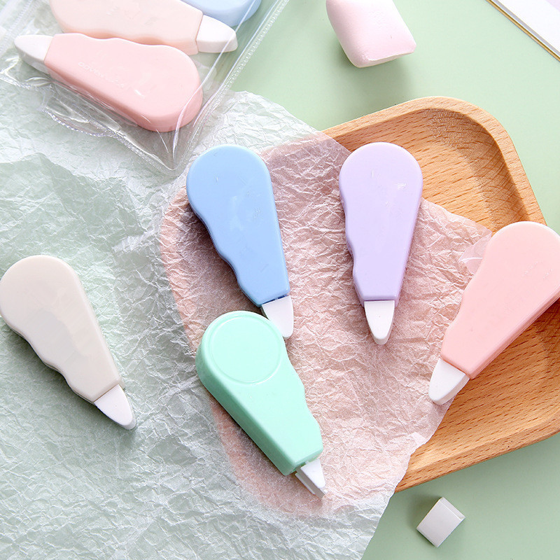 6 τμχ/σετ Μίνι Διορθωτική Ταινία Μονόχρωμη Ημιδιαφανής Διορθωτική Παιδική Μαθητική Ταινία Σχολική Προμήθειες Γραφείου