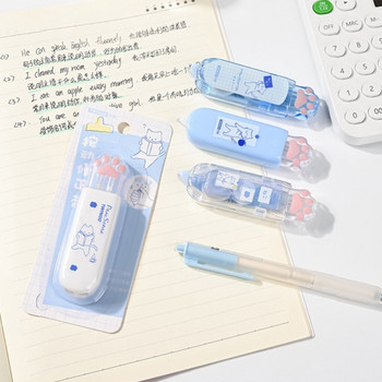 Push Correction Tape Pen Τύπος Cute Cat Claw Φορητά προμήθειες μαθητών Όμορφα