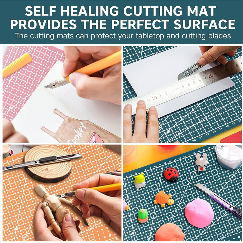 A3 A4 A5 PVC griešanas paklājs griešanas dēlis darbagalds savārstījums šūšanas rokasgrāmata DIY nazis gravēšana Divpusējs spilventiņš ādas amatniecības rīks