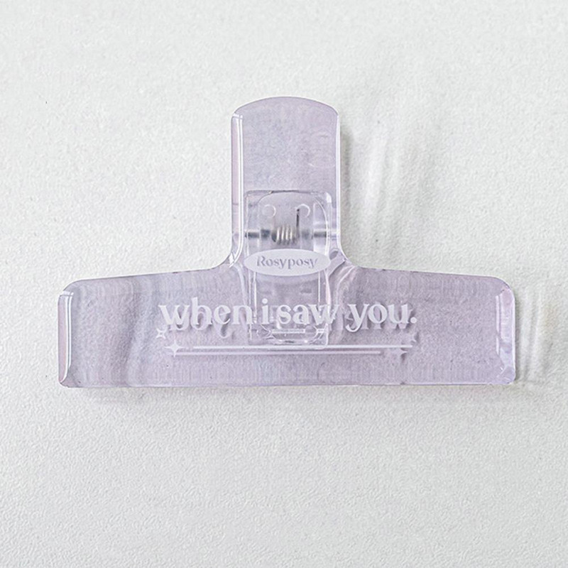 Könnyű, csúszásmentes dokumentumbilincs Széles körben használható jegyzettartó Irodai kompakt jegyzettartó