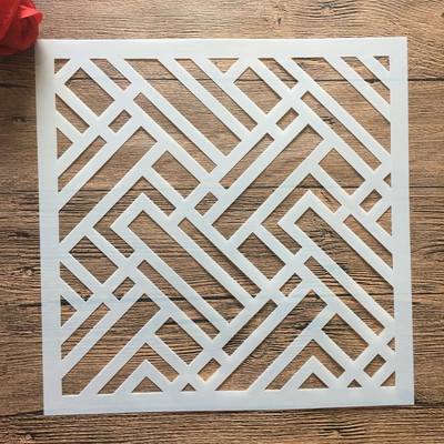 30 * 30 cm DIY šablona za slikanje predložak retro cvjetni uzorak model voštani papir pločica zid pod namještaj ukrasni kalup mandala